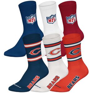 NFL Sokken NFL 6Pack Crew Socks Set van 6
