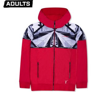 Touzani - Jassen - Hexi Track Jacket Red Adults (S)