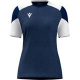 Macron Glory Sphinx Shirt Korte Mouw Kinderen - Marine / Wit | Maat: 7-8 Y