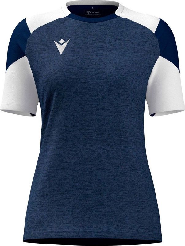 Macron Glory Sphinx Shirt Korte Mouw Kinderen - Marine / Wit | Maat: 7-8 Y