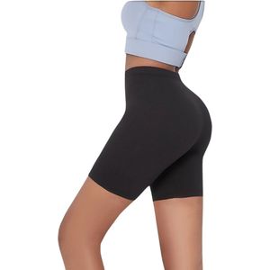 Nivard Biker Short Dames - Korte Legging - Lange Onderbroek - Bikershort - Met Pijpjes - Zwart - Maat XS