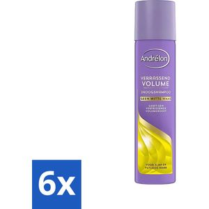 Andrélon - Verrassend Volume - Droogshampoo - Voor Extra Volume - 245 ml - Voordeelverpakking - 6 stuks