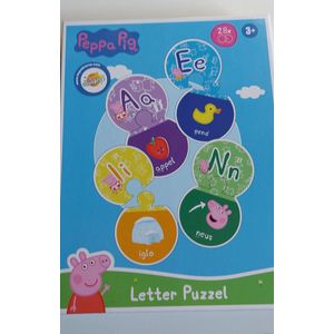 Peppa Pig Letter puzzel, Peppa pig puzzel, peppa pig, Puzzel, Kinder puzzel