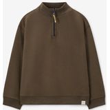 Sissy-Boy - Donkergroene Sweater - Met Rits