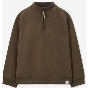 Sissy-Boy - Donkergroene Sweater - Met Rits