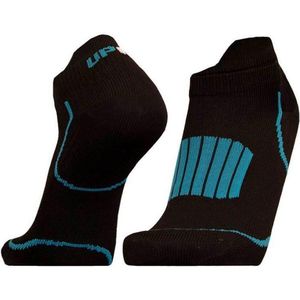 2-Pack UphillSport Front Running Low Fit 8398-199 - Zwart/Blauw - Unisex - Maat 43-46