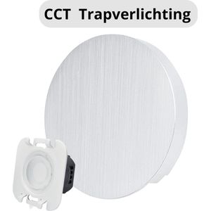 Trap Verlichting - Inbouw - CCT - 1,5WATT - Trapverlichting - Trap Led - Inclusief Lamp - Met Opzetstuk