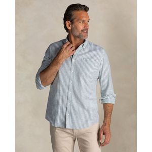 NZA - Groen - Linnen Overhemd - Knoopsluiting