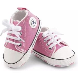 Baby Schoenen - Pasgeboren Babyschoenen - Meisjes/jongens - Eerste Baby Schoentjes 6-12 maanden - Maat 18 - Baby slofjes 12cm