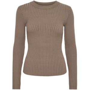 PIECES Pccrista Ls O-Neck Knit Noos Bc Ladies Pullover Jumper