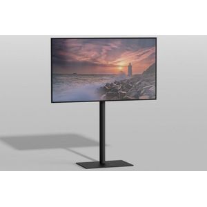 TV vloerstatief TILE 100 Design Tv standaard Trendy Zwart Staal 19-40” - VESA 400x400