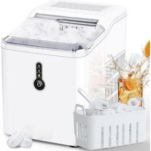 IJsblokjesmachine - IJsblokjesmaker - IJsschep - Draagbaar - RVS - IJs - Warme weer - Koude drankjes - Horeca - Zomer - IJsblokjes - IJsmaler