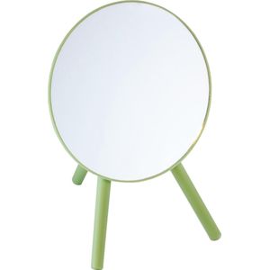 Make-up spiegel - Cosmetica spiegel - Scheerspiegel - Draagbare spiegel - Vergrotend - Inklapbaar - Groen