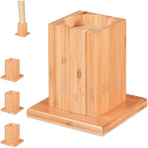 Meubelverhoger set van 4 - voor tafels stoelen & andere meubels - ca. 155x145x145cm - natuur
