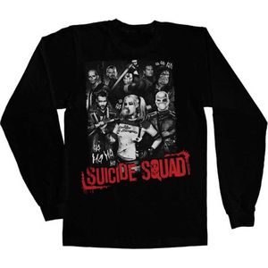 DC Comics Suicide Squad Longsleeve shirt -L- Suicide Squad Zwart