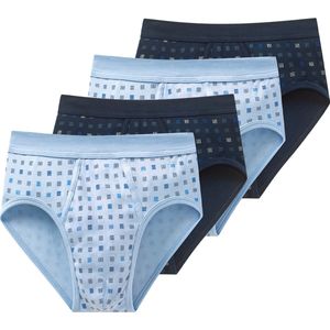 Schiesser Heren slip / onderbroek 4 pack Cotton Essentials Feinripp