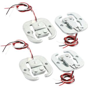 Lichaam Weegschaal Weegsensor 50 kg - Set van 4 Stuks, Half Bridge - Elektronisch - Weegapparaat - Weegtoestel - Gewichtsmeting - Fitness - Thuisgebruik