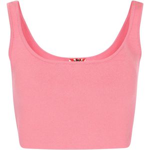 myMo - Comfy - Crop Top - Nauwsluitend - Ronde Hals - Brede Gebreide Bandjes