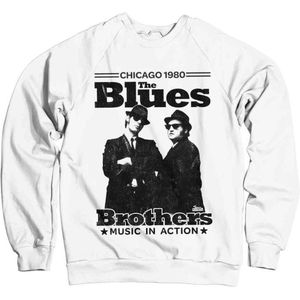 The Blues Brothers Sweater/trui -L- Chicago 1980 Wit