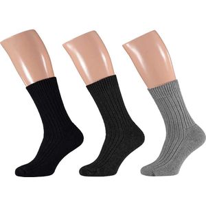 Apollo Dikke Werksokken Heren Extra Warm 3-Pack - Maat  46-48
