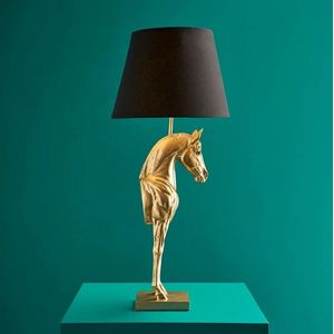 Tafellamp - Dierenlamp Paard Wendy - goud