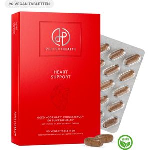 Perfect Health - Berberine 200mg - 90 Capsules - Hoge Dosering - Bevat Rode Gist Rijst Q10 en granaatappel - Goed voor hart, bloedvaten, suikerspiegel en cholesterol - Vegan