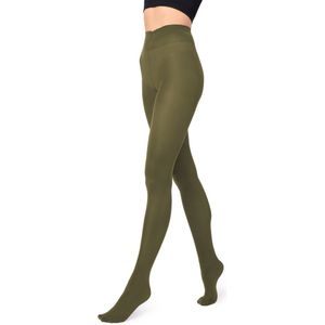 Merry Style Dames Panty - 40 DEN - Medium gloss - Polyamide - SS-Hiver-40 - Khaki - L