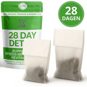 Xtrazz® Afslankthee - Detox thee - 28 Dagen - Eetlust Onderdrukkend - Afvallen & Afslanken