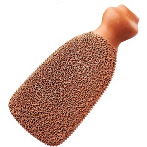 Voetpuimsteen, scrub en voetscrub, gaat meer dan 5 jaar mee, exfoliërende voetscrub, gemaakt van natuurlijk terracotta, verwijdert eelt