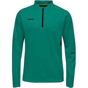 Hummel - Tech Move - Hoodie - Groen - 1/2 Zip