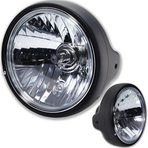 7 inch motorfiets koplamp met E-keur - Universeel zwart