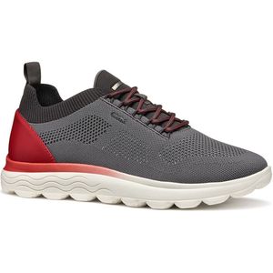 Geox - Spherica - Sneakers - Zwart - Gerecycled Breisel