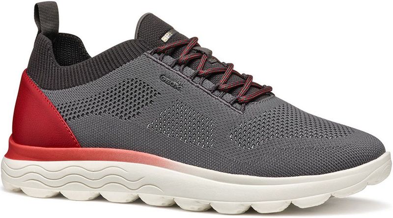 Geox - Spherica - Sneakers - Zwart - Gerecycled Breisel