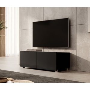 Meubella - TV-Meubel Calabas - Mat zwart - 100 cm
