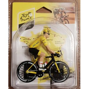 Solido schaalmodel wielrenner Tour de France, gele trui schaal 1:18