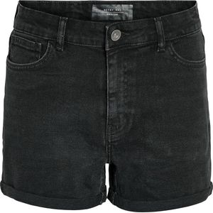 Noisy may Broek Nmmoni Hw Dnm Shorts Az360bl Noos 27029491 Black Denim Dames Maat - S