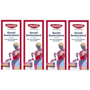 Heltiq Snelverband Gerold nr. 3 (10x12cm) - 4 Stuks - Voordeelverpakking