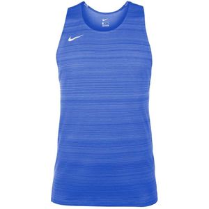 Nike dry miler singlet running heren blauw NT0300463, maat M