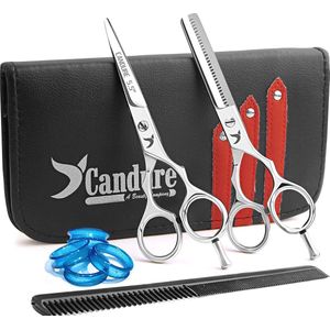 Professionele Kappersschaar Set 5.5"" - Haarknippen Schaar met Etui voor Salon en Thuisgebruik