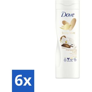 Dove Body Love Bodylotion - Pampering Care - Vanille & Sheabutter - 400 ml - Voordeelverpakking - 6 stuks