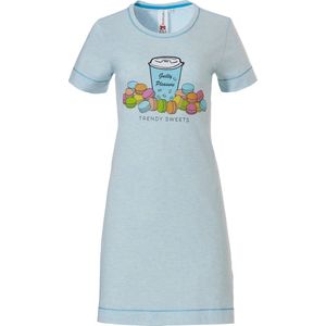 Pastunette Deluxe - Turquoise Dream - Dames Nachthemd - Turquoise - Maat 46