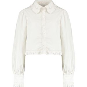 Harper & Yve Blouse Ellie Ls Aw24p608 100 Cream White Dames Maat - L