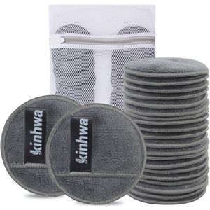 Wasbare make-up remover doekjes, ultra zacht en herbruikbaar, 12 stuks