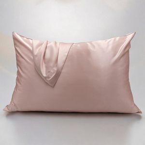 100% Zijden Slaapkit, 25 Momme 6A l Zijden Kussensloop, Slaapmasker en Scrunchie van Moerbeizijde l hypoallergeen, anti rimpel en anti pluis l Rits sluiting l Pillowcase 60x70 l Lichtroze