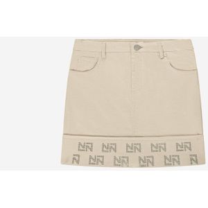 Nik&Nik zomer rok meisjes - taupe - Floor