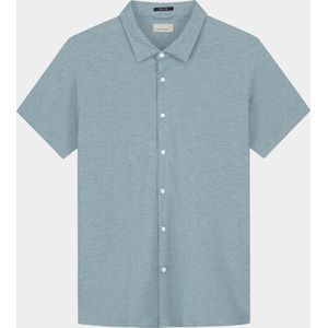 Dstrezzed Casual hemd korte mouw Blauw DS_Layton Shirt 311406-SS24/693