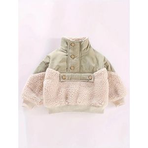 Kindertrui / Kinder pullover / Maat 100 / 3-4 jaar / Teddy stof / Hippe kindersweater / Kindervest