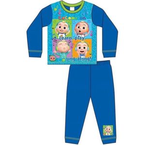 Cocomelon pyjama - blauw - pyjamabroek en shirt - maat 104