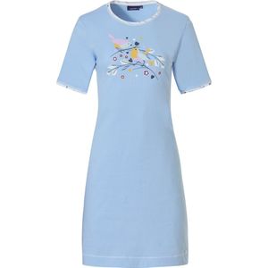 Pastunette - Morning Glory - Nachthemd - Maat 38 - Blauw - Katoen