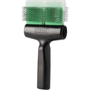 FlexIt - Borstel Dubbel - Groen - Perfecte Finish - Fijne vacht